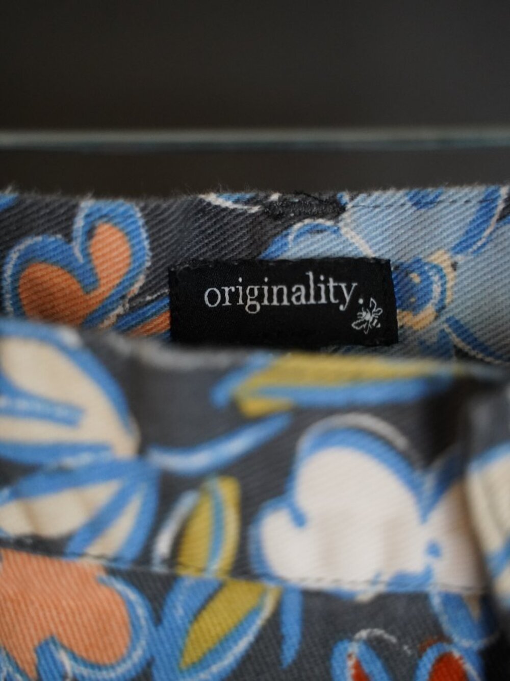 Originality Women’s Floral Print Pants 100% Cotton Multicolored - Picture 3 of 14